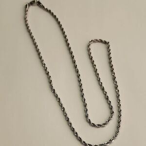 Silver Tone Chain 23"